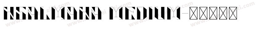 HSAlmaha Medium字体转换